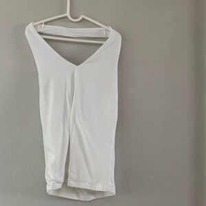 LOFT Classic White V-Neck Blouse